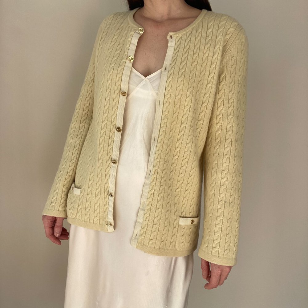 Vintage 80's Salvatore Ferragamo Cardigan